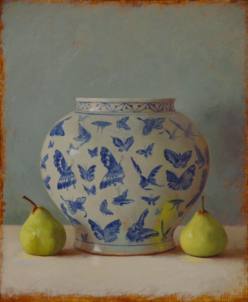 Butterfly Vase and Josephine Pears