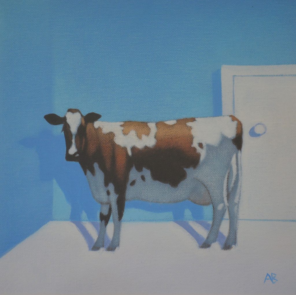 There’s a cow in there