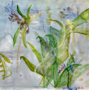French Interior with Orchids II
